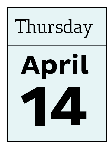 Thursday, April 14