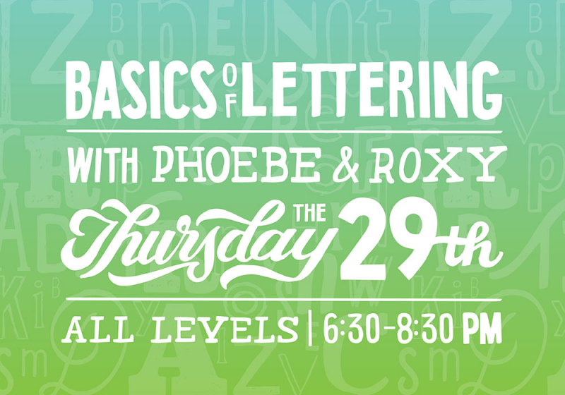 Basics of Lettering Class | AIGA San Diego Tijuana