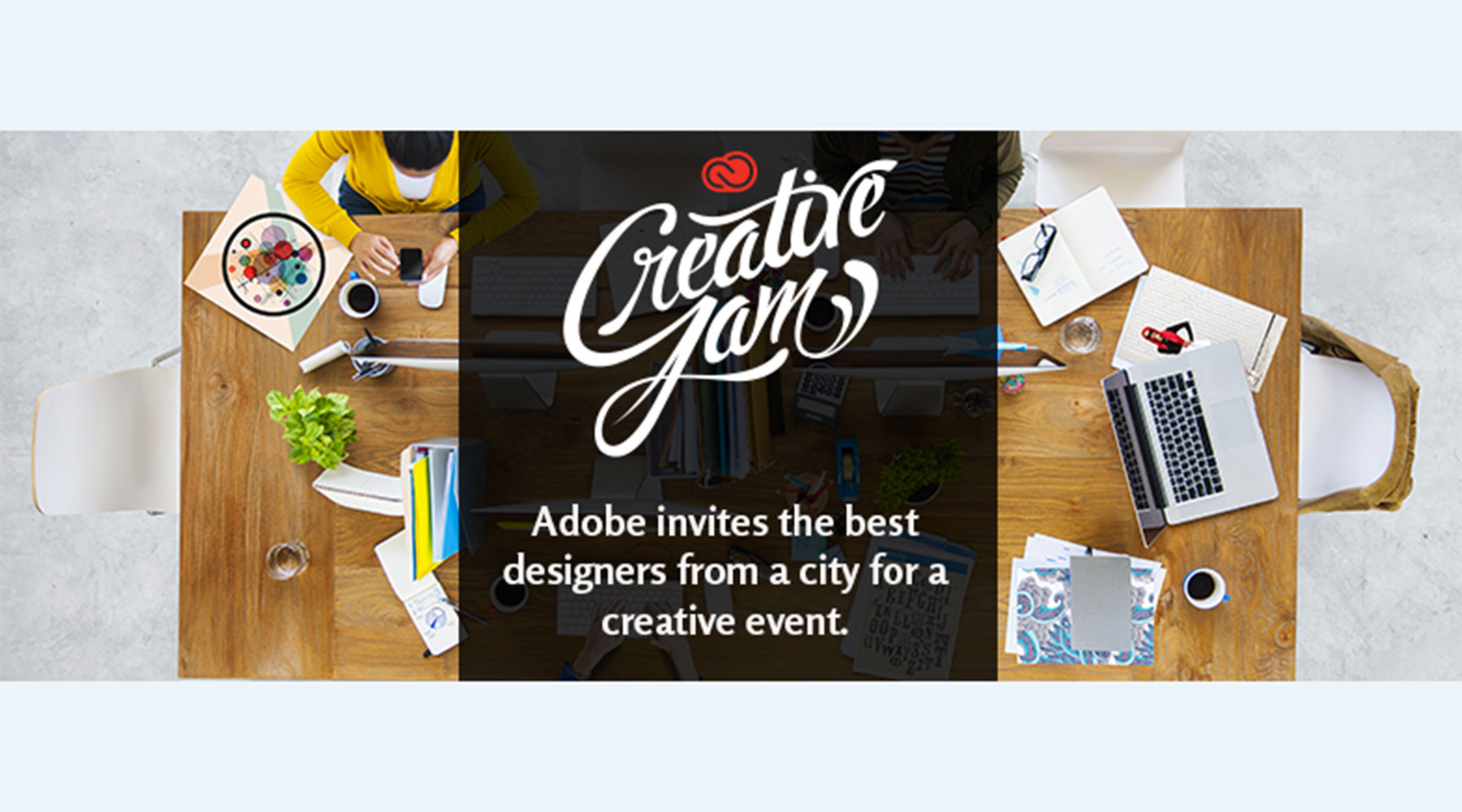 Adobe Creative Jam event heading