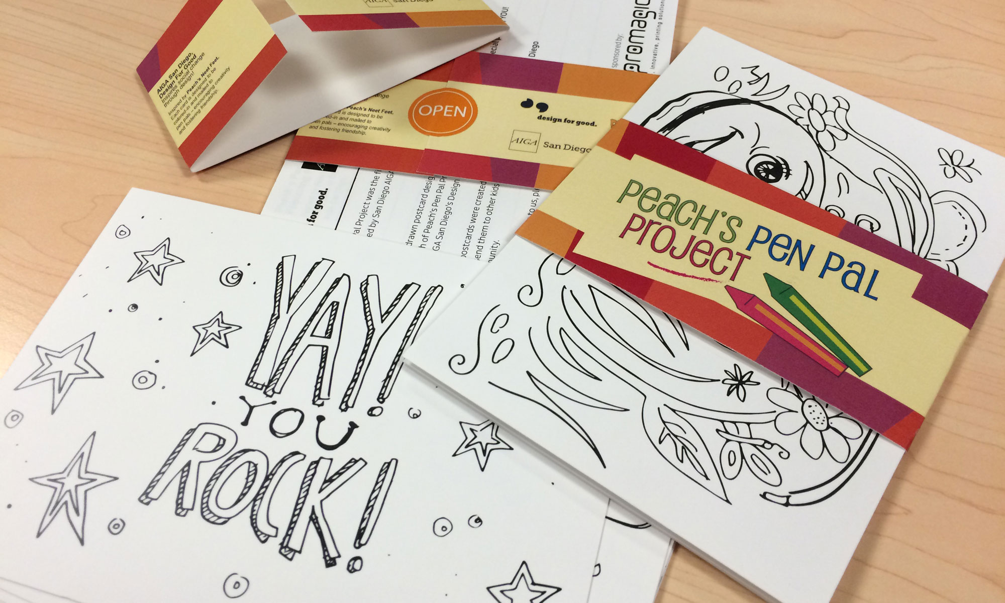 Peach's Pen Pal Project Rollout Heading