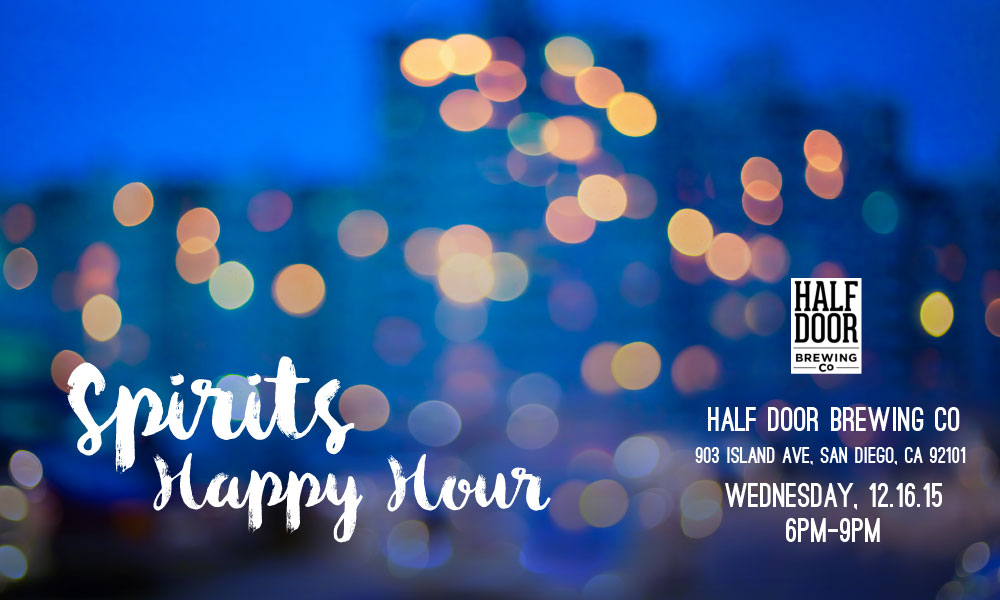 Spirits Happy Hour at Half Door Brewing Co.